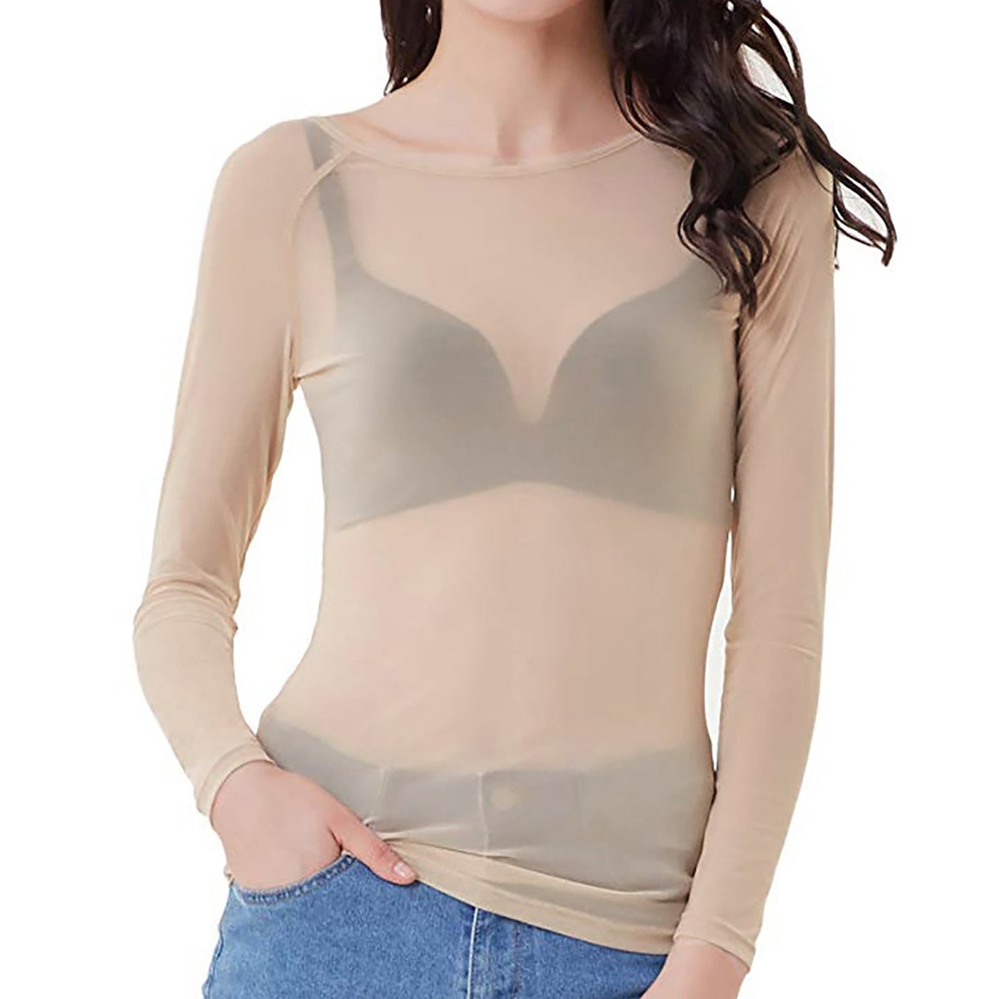 LYANA | Elegante Transparante Blouse