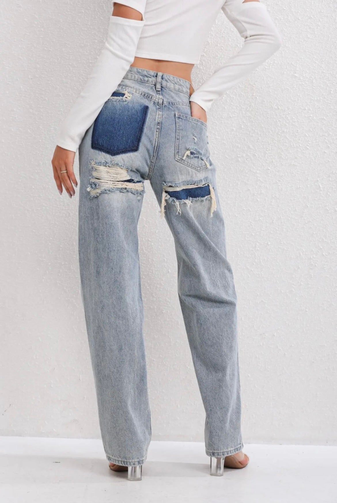 Nora | Vintage Ripped Jeans