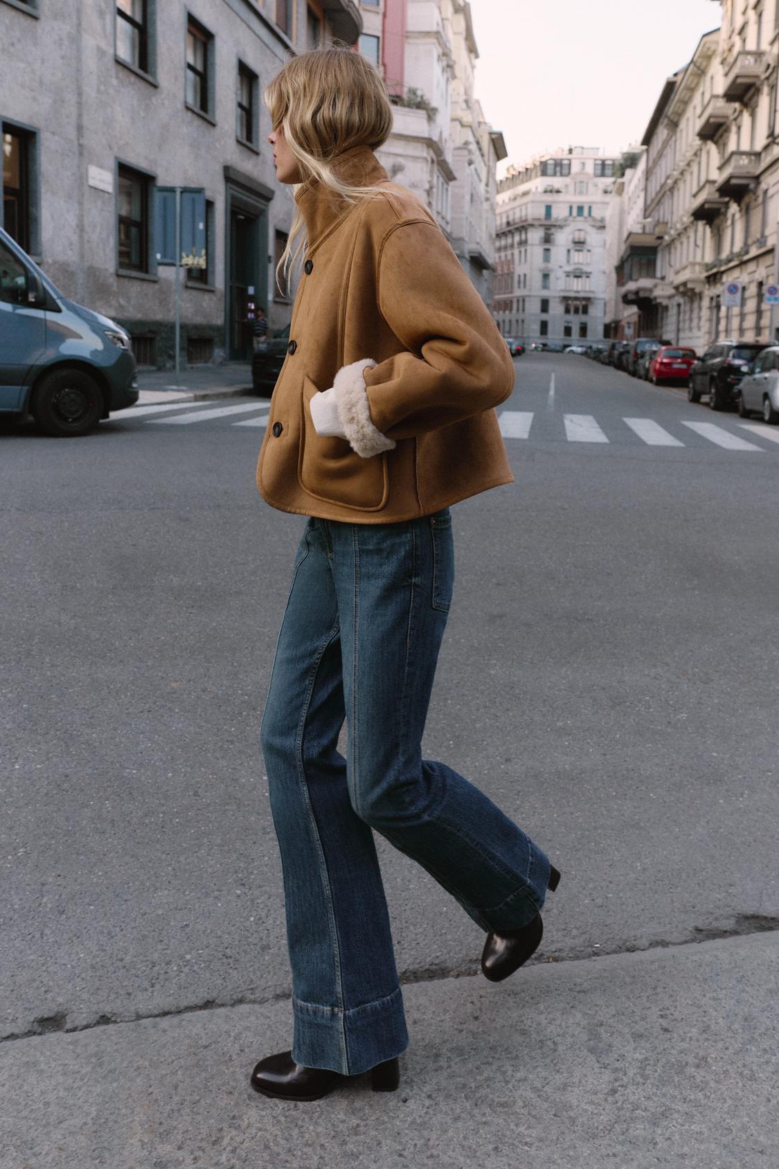 Elise| Dames Omkeerbare Shearling Jas – Luxe Look met Knopen