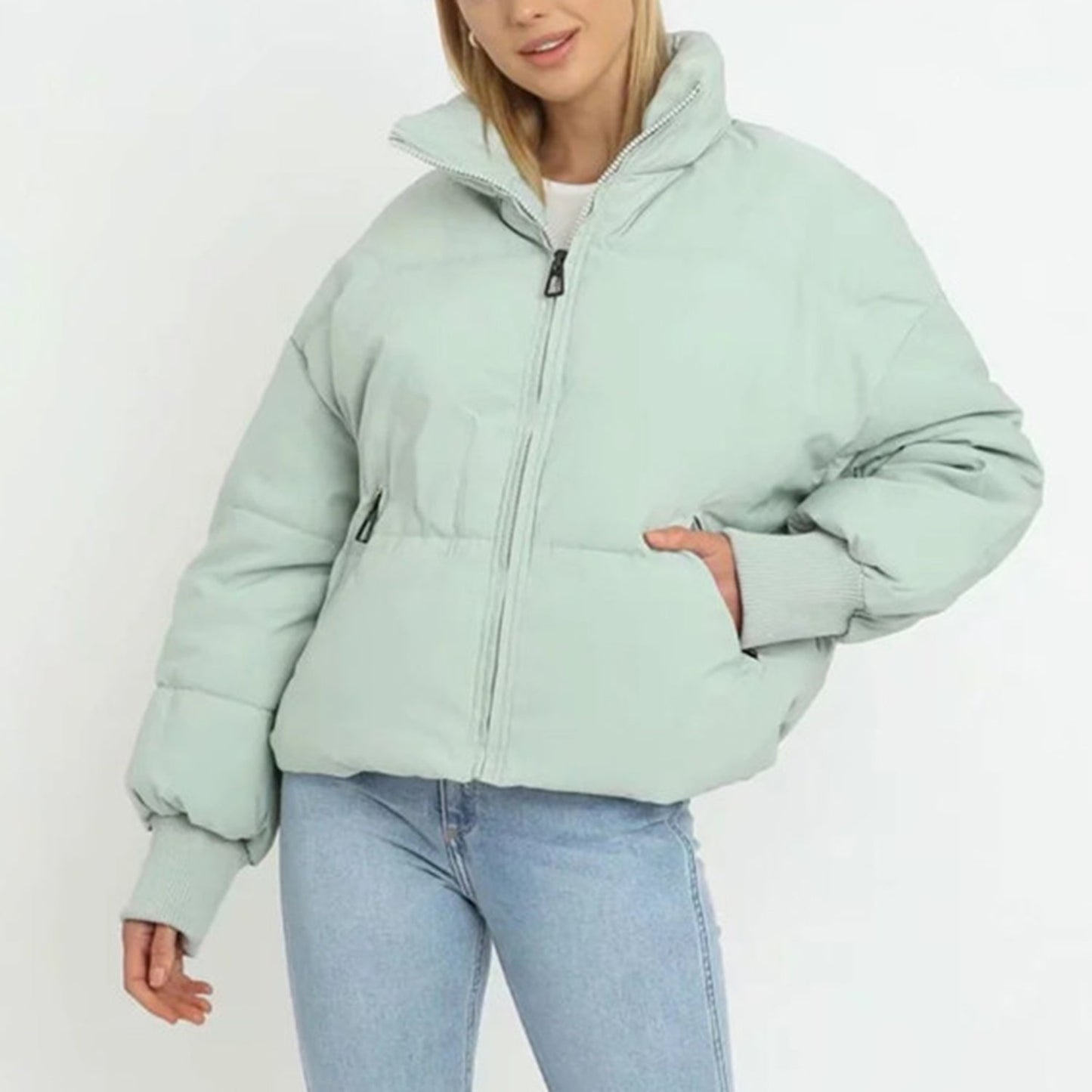 Elise | Dames Cropped Donsjas – Oversized, Warm & Lichtgewicht