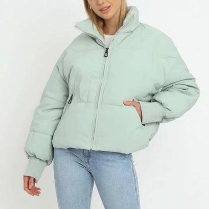 Elise | Dames Cropped Donsjas – Oversized, Warm & Lichtgewicht