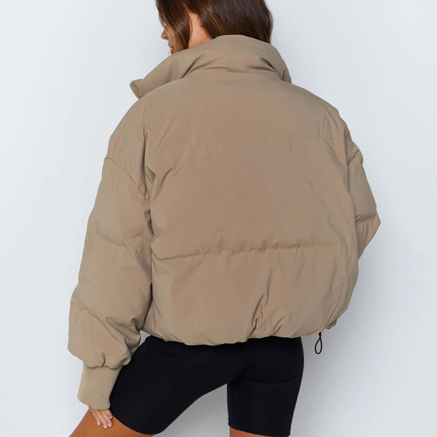 Elise | Dames Cropped Donsjas – Oversized, Warm & Lichtgewicht