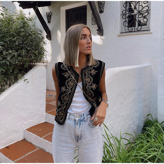 ISABELLE | Stijlvolle gilet met luxe details
