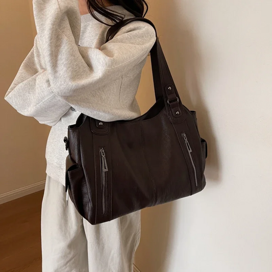 Elena | Elegante Schoudertas Dames | Modieuze & Handige Tas Voor Werk & Vrije Tijd