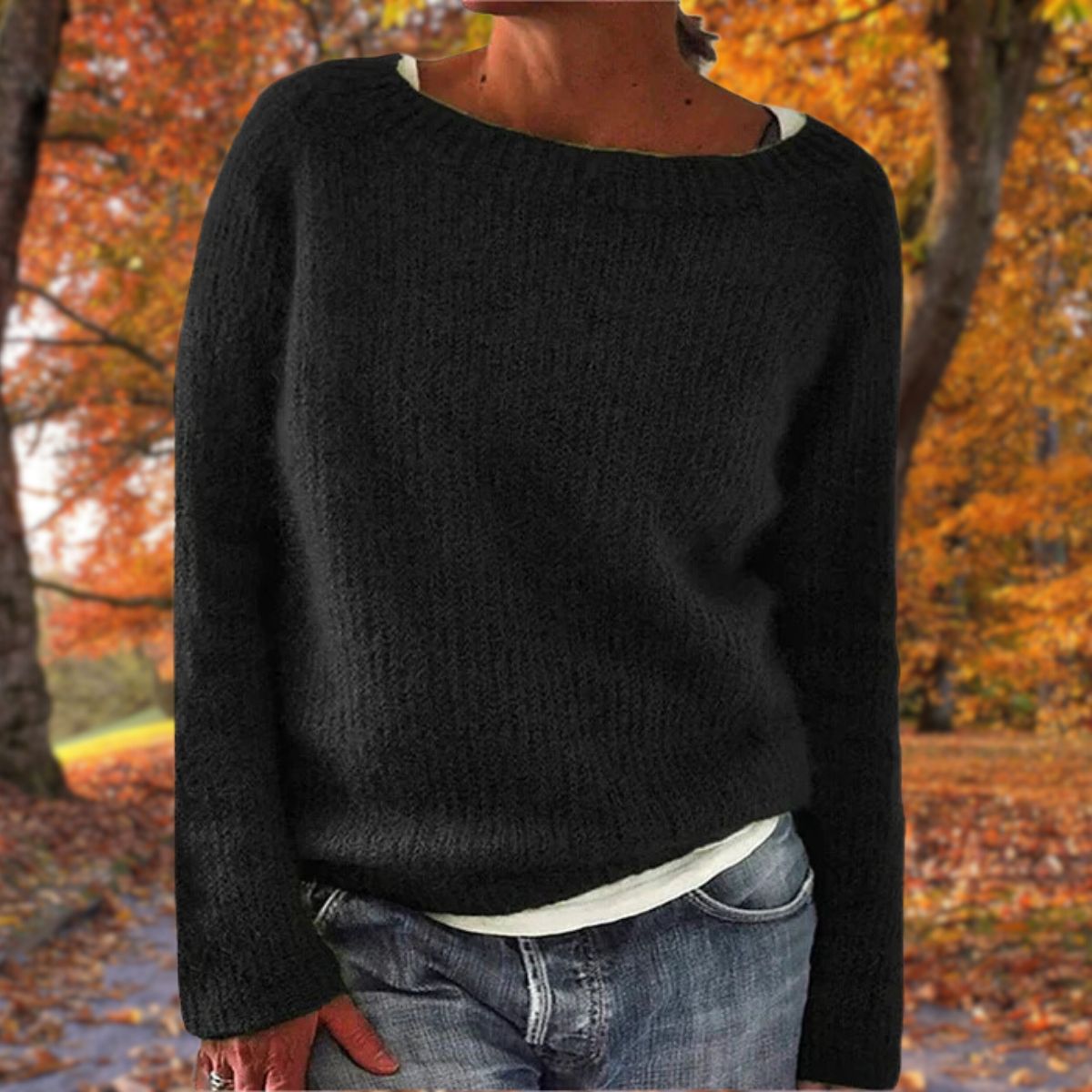 Joyce | Boothals Trui Dames | Zachte Gebreide Sweater Voor Herfst & Winter