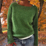 Joyce | Boothals Trui Dames | Zachte Gebreide Sweater Voor Herfst & Winter