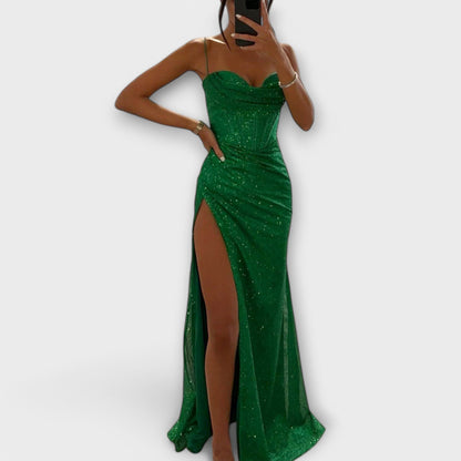 ALYA | Elegante Maxi Jurk voor Dames met Klassieke Stijl en Comfort