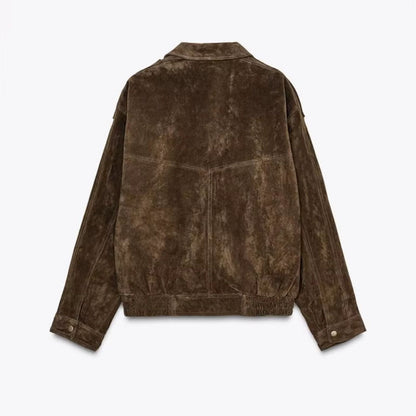 FAYE | Oversized Suede Jacket