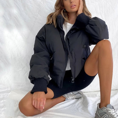 Elise | Dames Cropped Donsjas – Oversized, Warm & Lichtgewicht