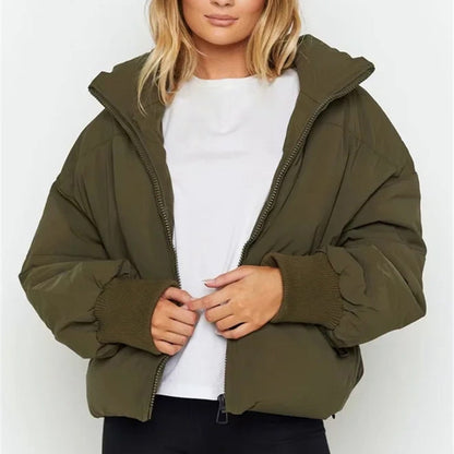Elise | Dames Cropped Donsjas – Oversized, Warm & Lichtgewicht