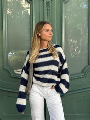 Isra | Oversized Gebreid Vest Dames | Warme & Trendy Cardigan Voor Winter