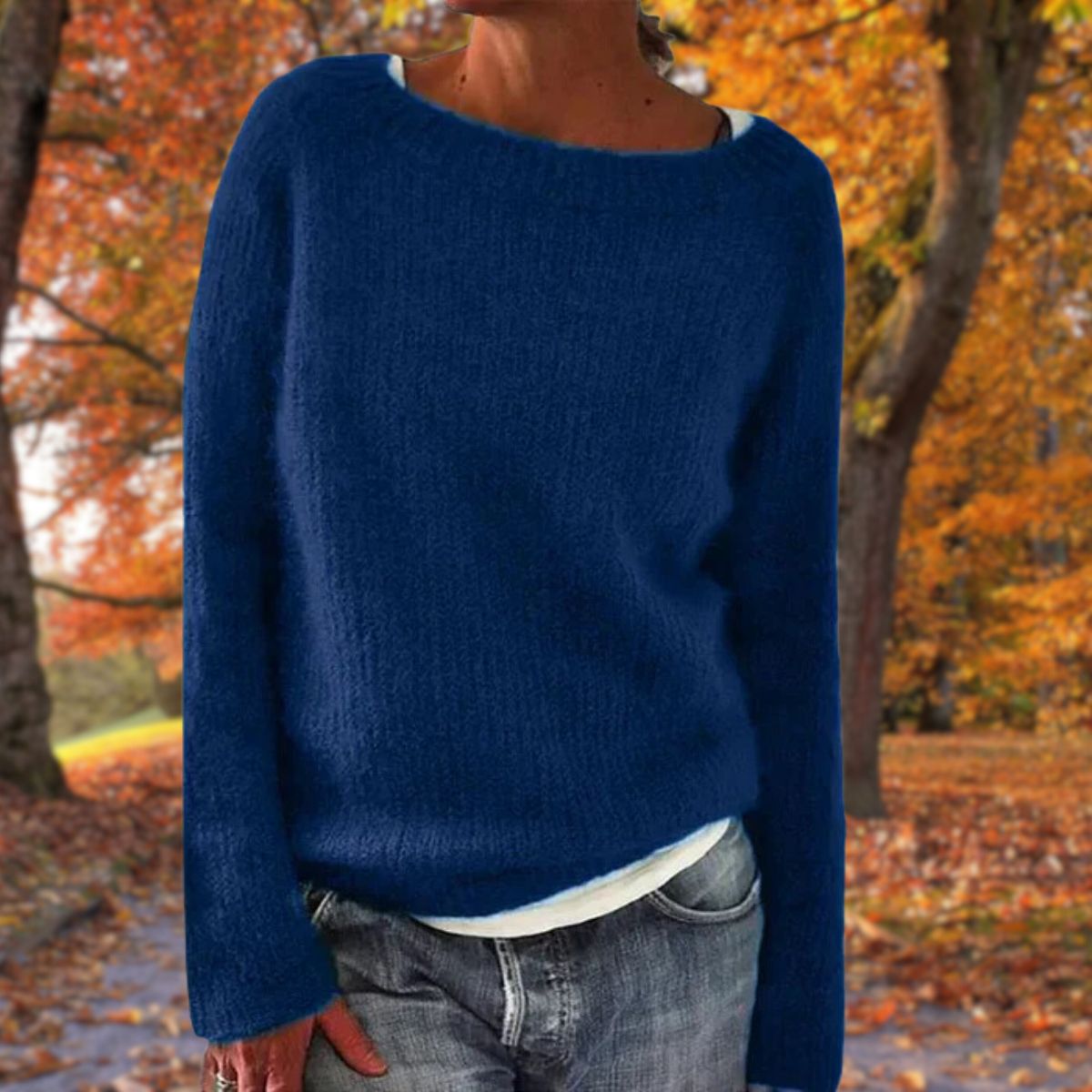 Joyce | Boothals Trui Dames | Zachte Gebreide Sweater Voor Herfst & Winter