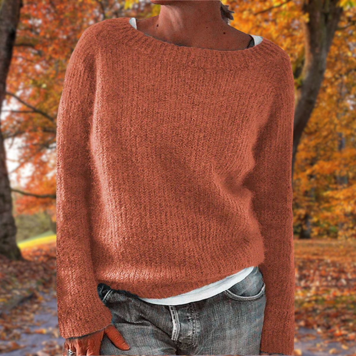 Joyce | Boothals Trui Dames | Zachte Gebreide Sweater Voor Herfst & Winter