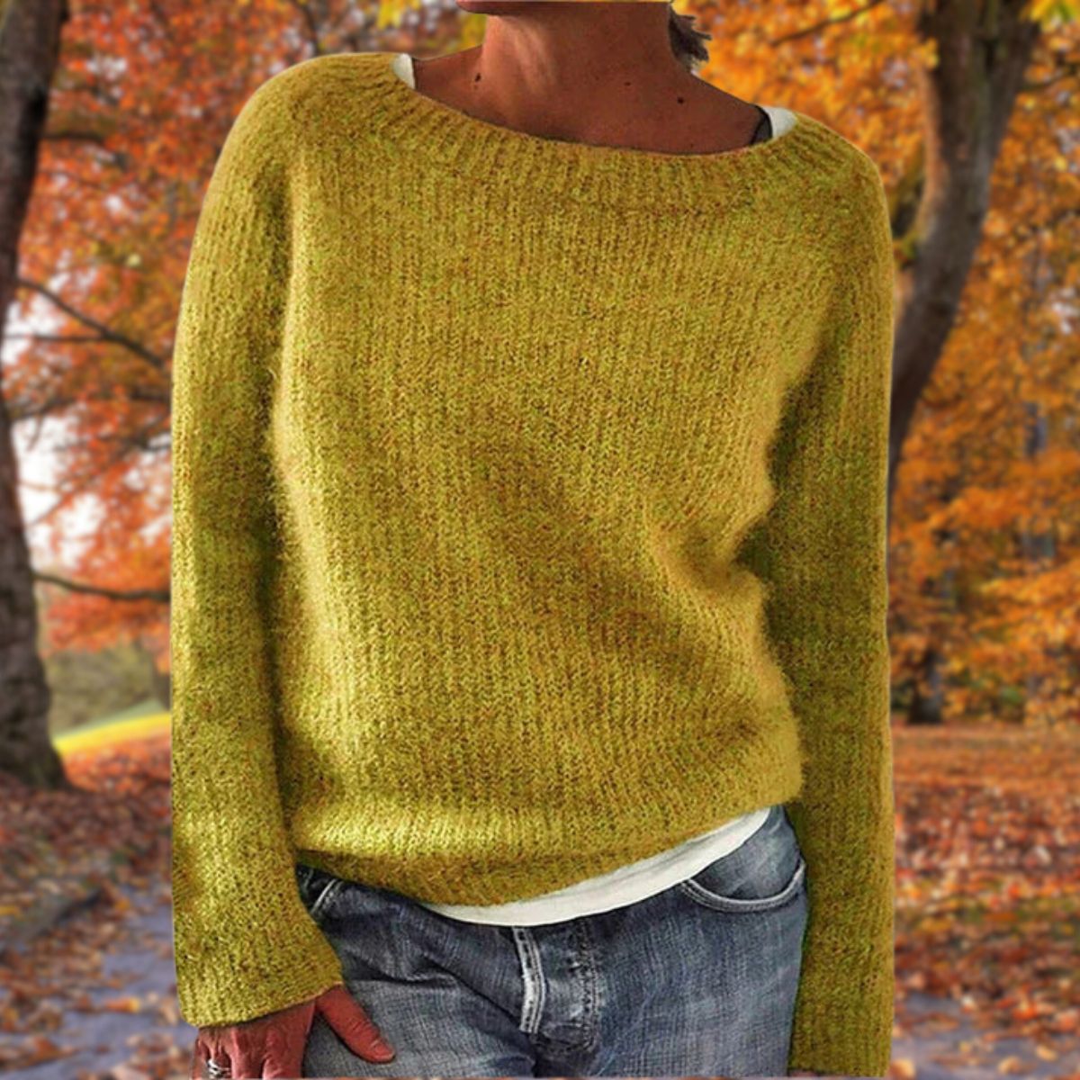 Joyce | Boothals Trui Dames | Zachte Gebreide Sweater Voor Herfst & Winter