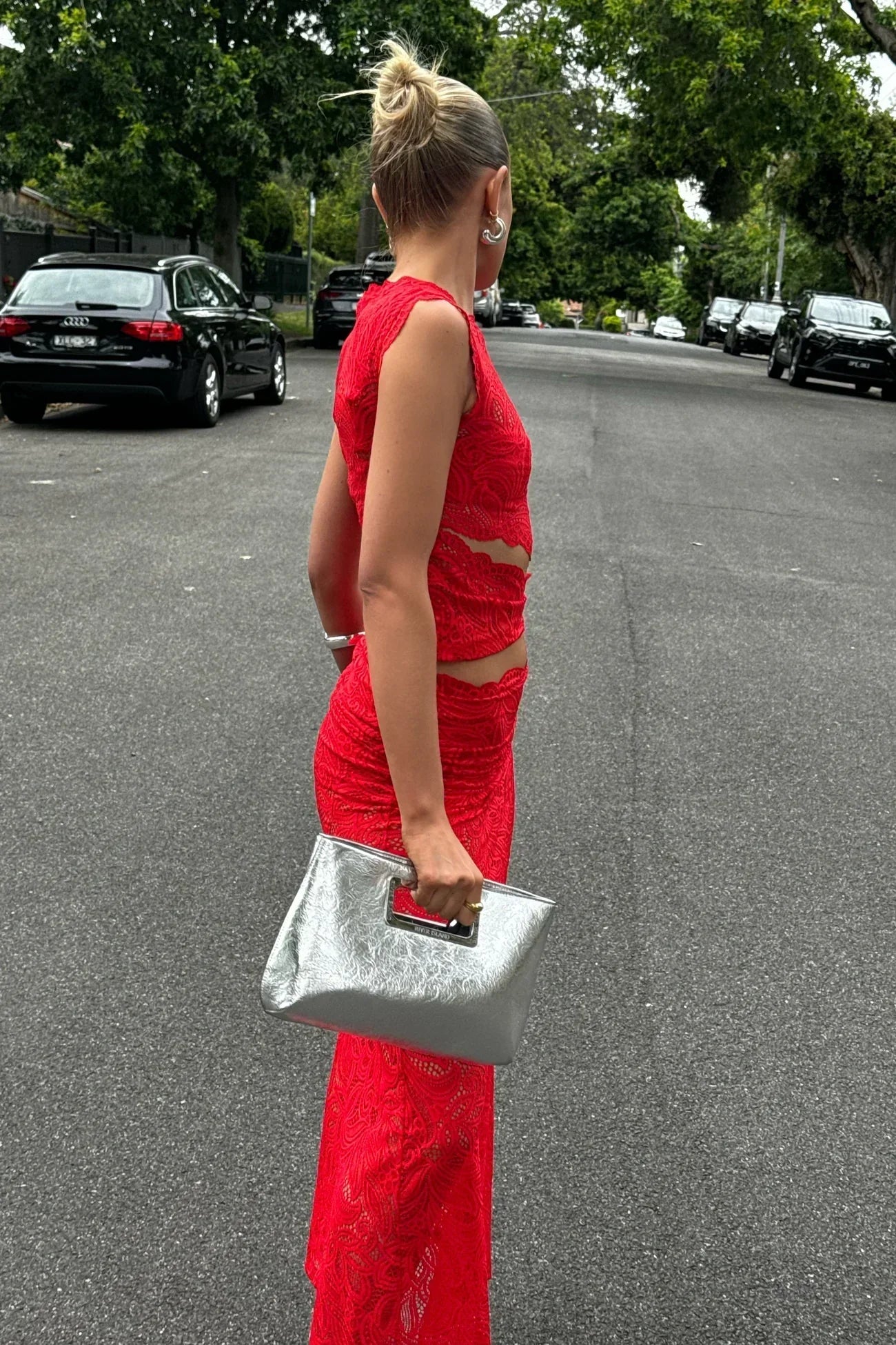 Mila | Elegante Kant Set Dames – Luxe Tweedelige Set voor Kerst & Feestelijke Avonden