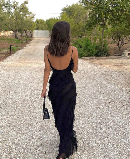 Novi | Elegante Jurk Dames Met Ruches | Trendy & Vrouwelijke Feestjurk