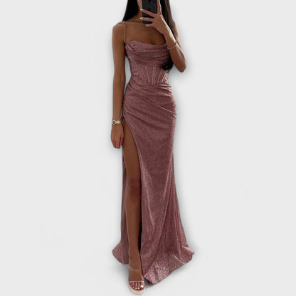 ALYA | Elegante Maxi Jurk voor Dames met Klassieke Stijl en Comfort
