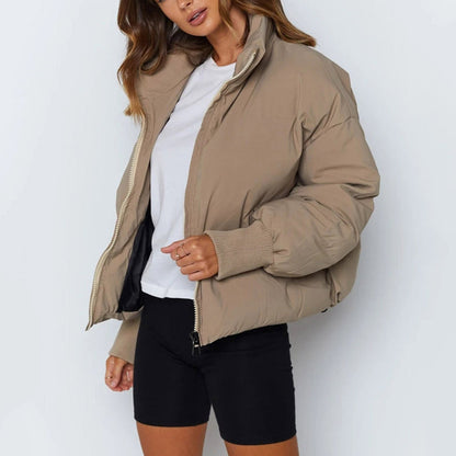 Elise | Dames Cropped Donsjas – Oversized, Warm & Lichtgewicht