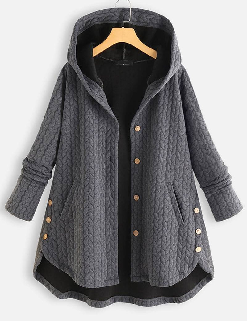 Lina | Oversized Wintermantel Dames – Warme & Comfortabele Lange Jas voor Koude Dagen