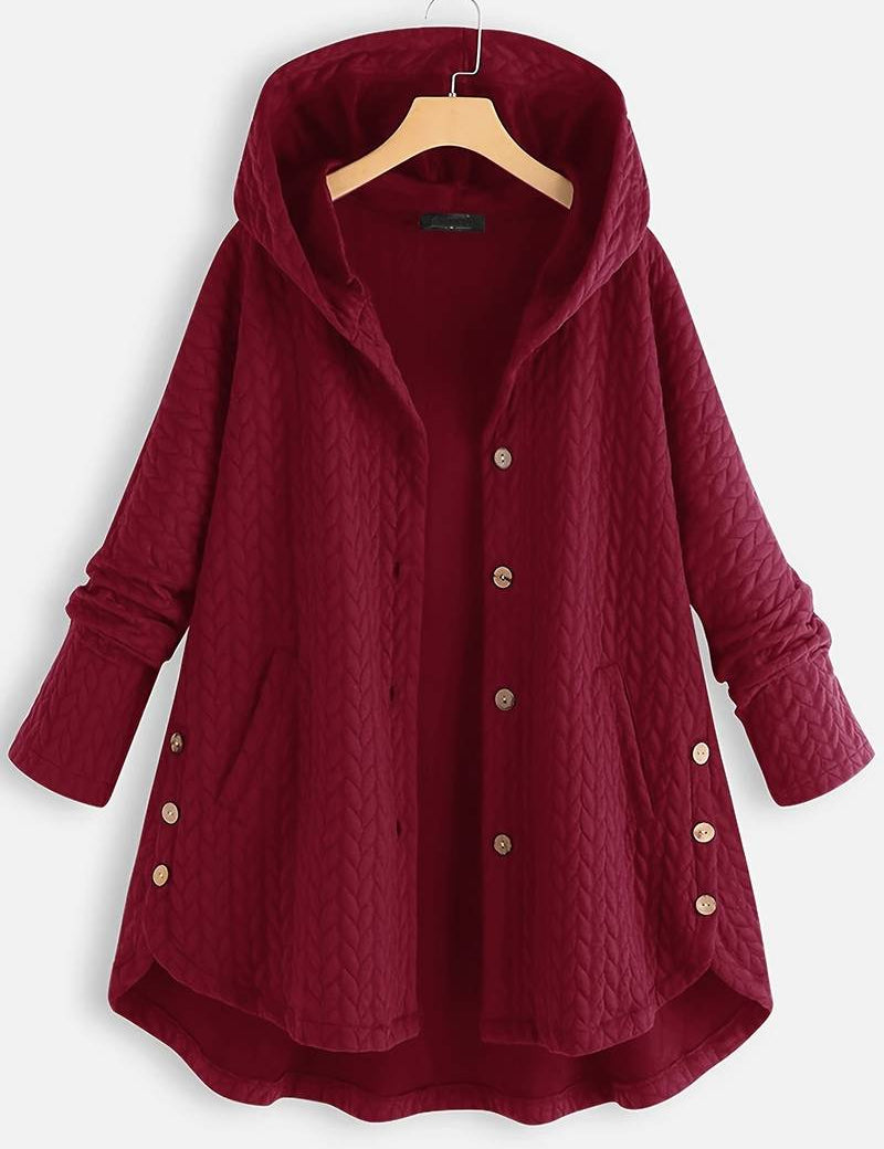 Lina | Oversized Wintermantel Dames – Warme & Comfortabele Lange Jas voor Koude Dagen