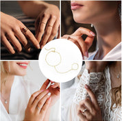 Quincy | Gouden Handketting en Armband in Éen