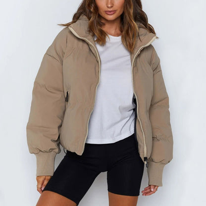 Elise | Dames Cropped Donsjas – Oversized, Warm & Lichtgewicht