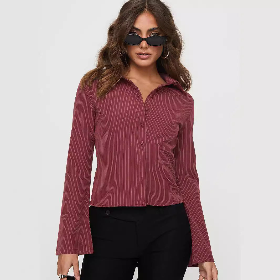 MAE | Flared Cuff Blouse – Tijdloos en makkelijk te stylen