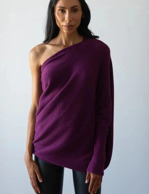 Fenna | Dames Trui | Comfy Relaxed Fit met Swing Kraag & Zachte Stoffen”