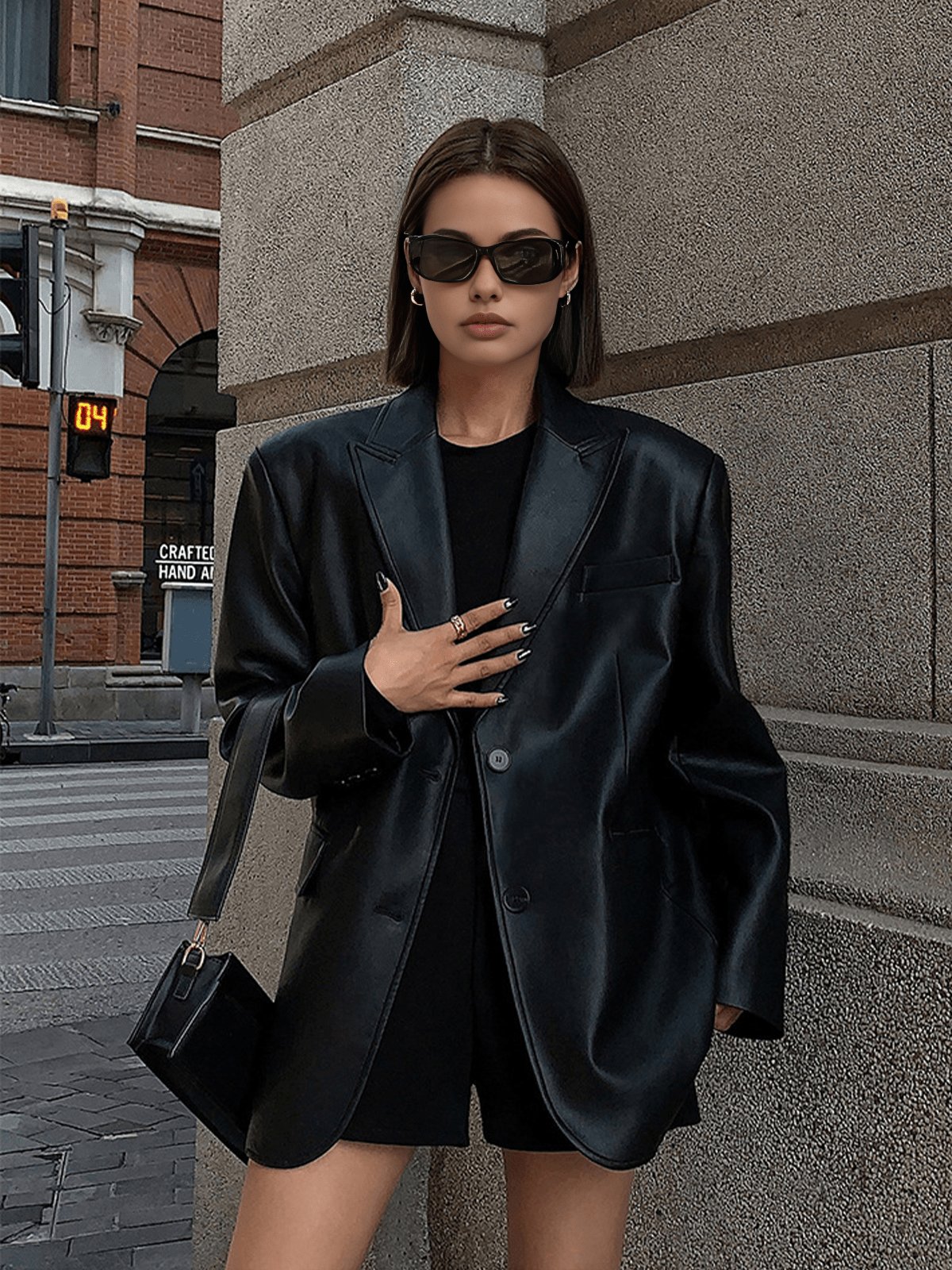 Isabeau | Blazer Dames Leer | Oversized, Modieus & Perfect voor Elke Gelegenheid
