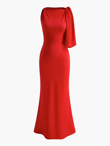 Selina | Elegante Satijnen Jurk Dames | Luxe Avondjurk Voor Gala & Feest