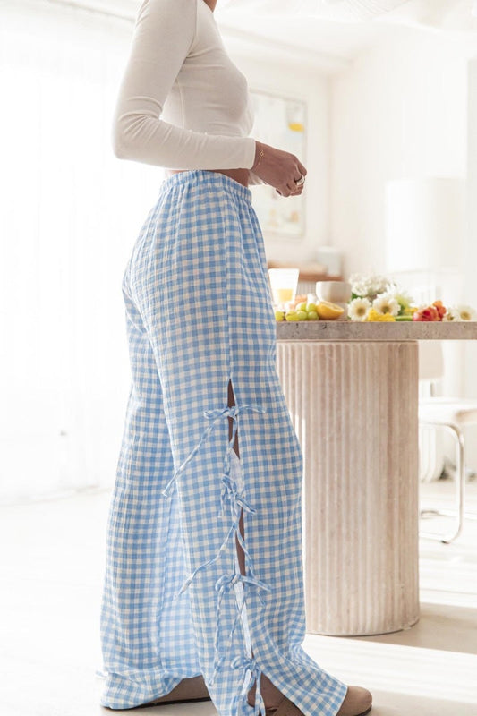 LIA | Zomerbroek Dames – Comfort & Charme met Strikdetail