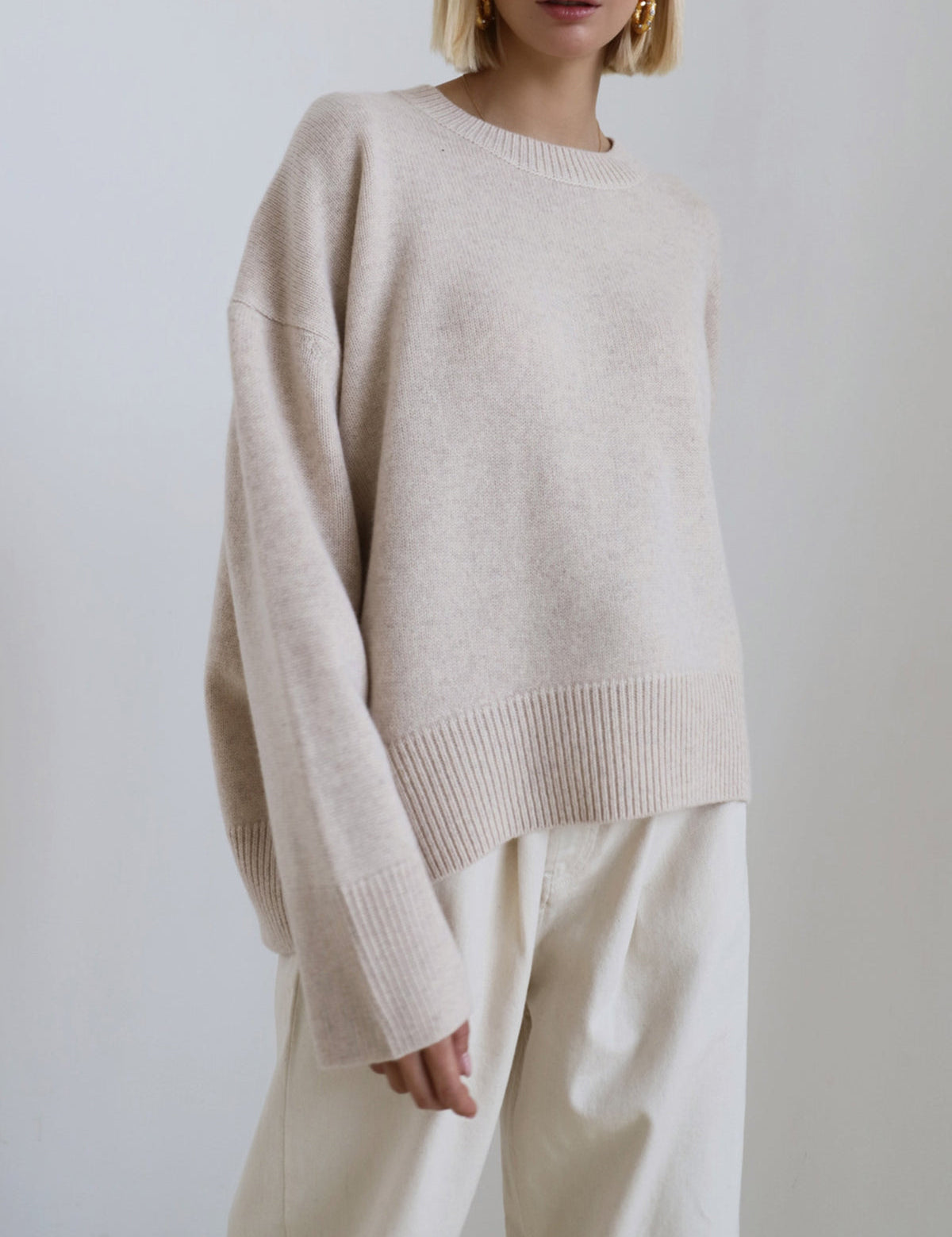 Mila | Warme Oversized Trui Dames | Modieus & Gebreid