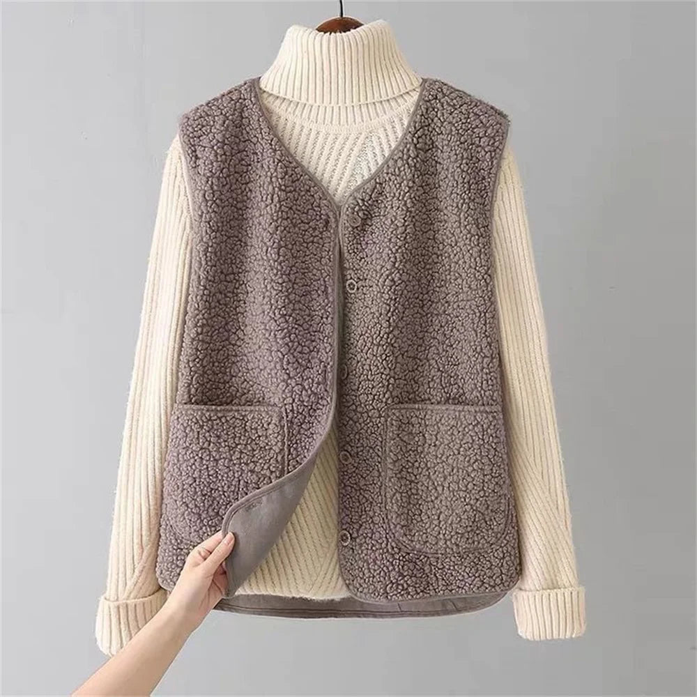 Liva | Klassieke Cardigan Dames – Tijdloos & Warm voor Herfst en Winter
