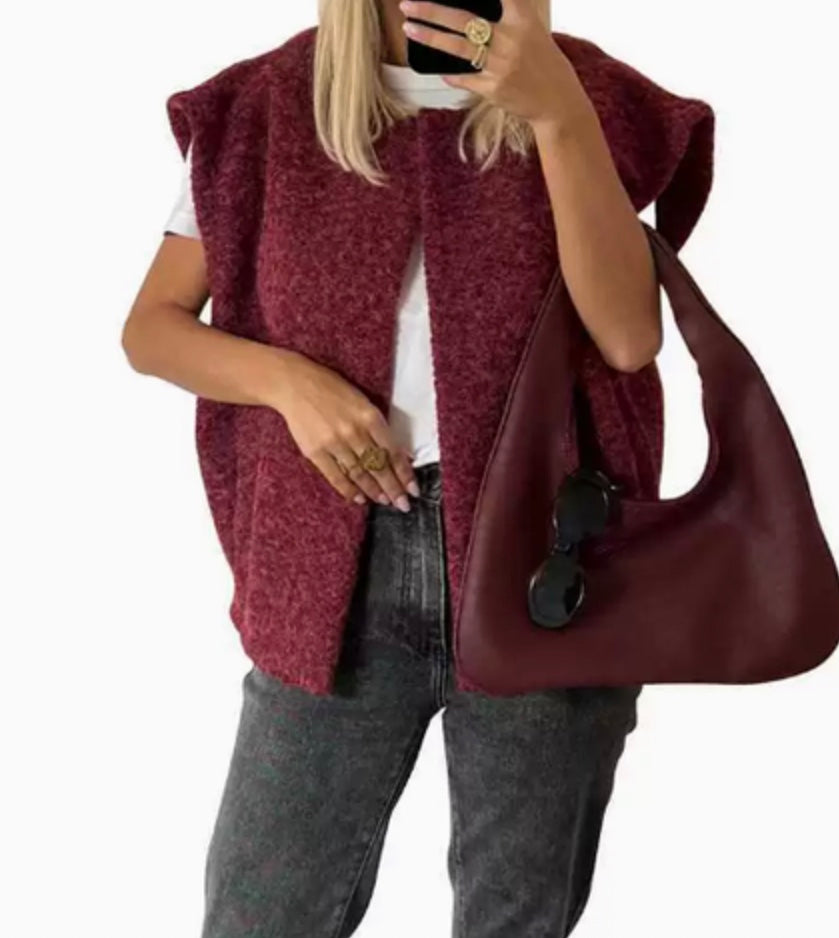 Dames Vest van Luxe Mohairmix | Zacht, Warm & Ruimvallende Pasvorm