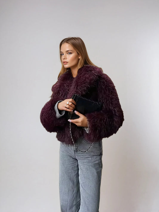 Noë | Faux Fur Jas Dames | Exclusieve Kunstbont Jas Limited Edition