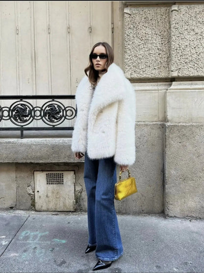 Noë | Faux Fur Jas Dames | Exclusieve Kunstbont Jas Limited Edition