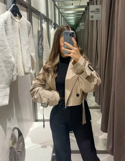LOÏS | Korte Trenchcoat Ils
