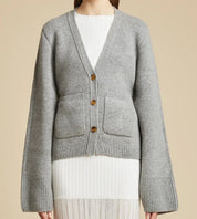 Gebreide Cardigan Dames – Vest met Knoopsluiting en Elegante V-Hals