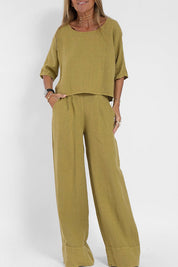 ANNE | Luchtig Katoen-Linnen Pak – Stijlvol & Comfortabel