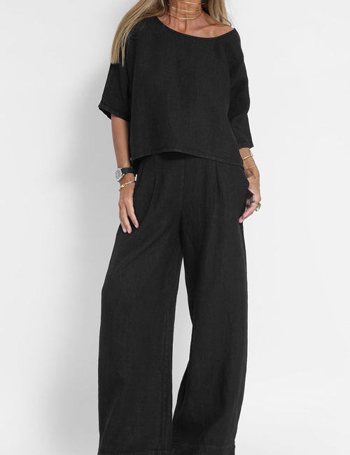 ANNE | Luchtig Katoen-Linnen Pak – Stijlvol & Comfortabel