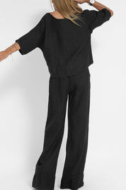 ANNE | Luchtig Katoen-Linnen Pak – Stijlvol & Comfortabel