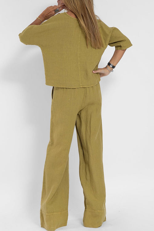 ANNE | Luchtig Katoen-Linnen Pak – Stijlvol & Comfortabel