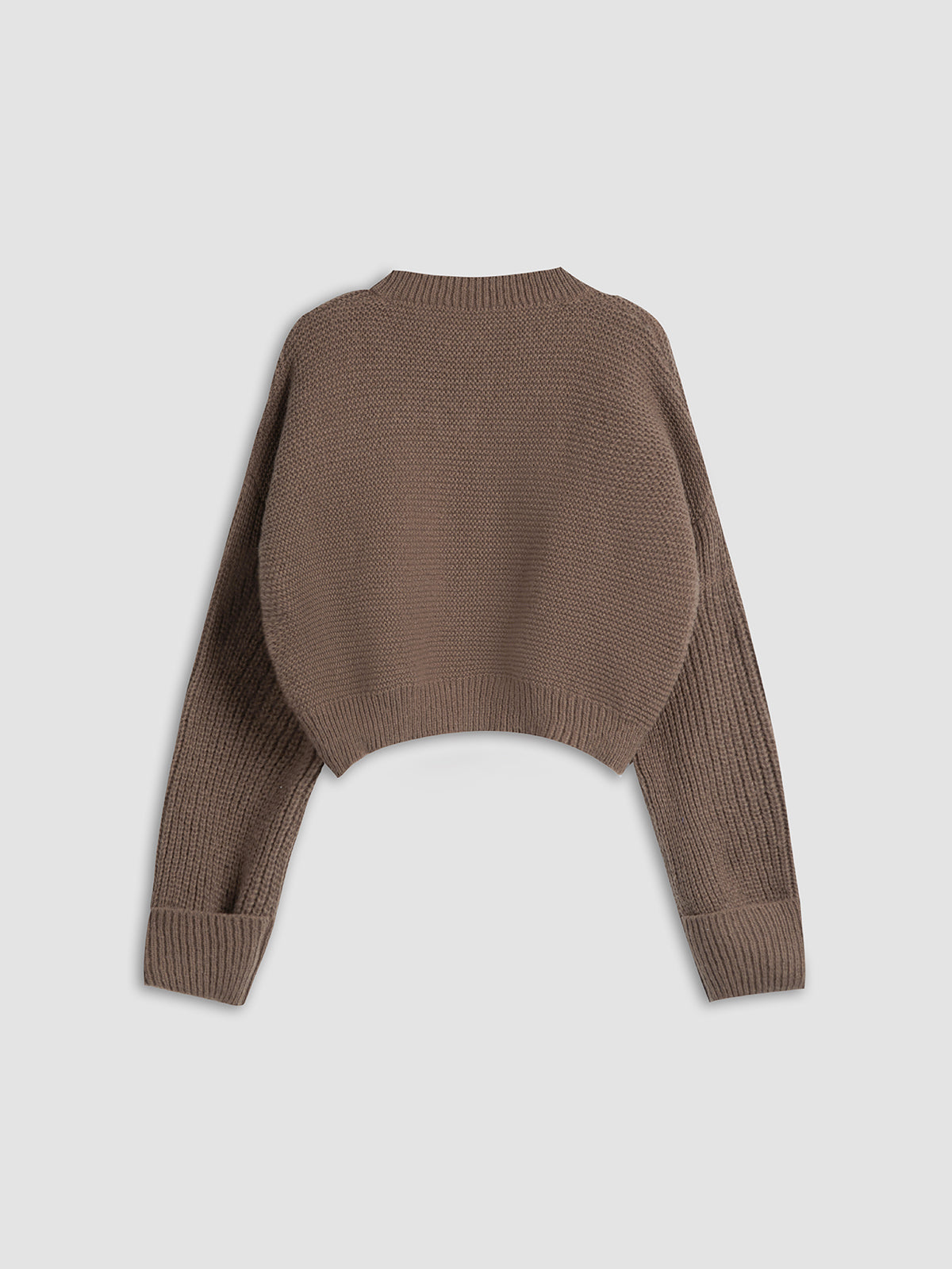 Minea | Comfy Dames Cropped Sweater | V-Hals & Perfecte Fit