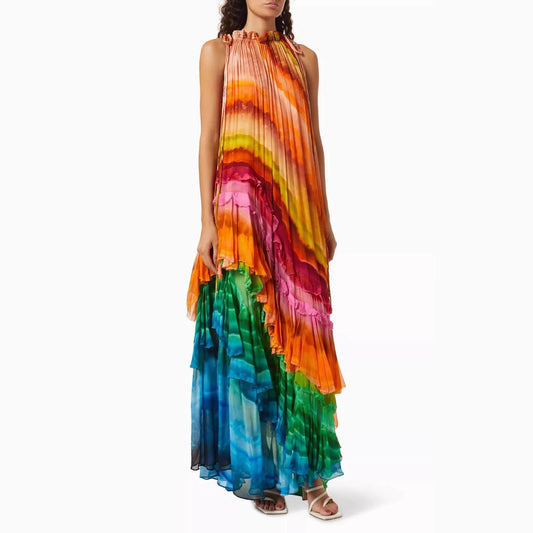 JENIFFER | Endless Rainbow Dress - Opvallend, Zomers & Comfortabel