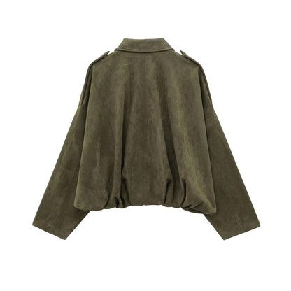 FAYE | Oversized Suede Jacket