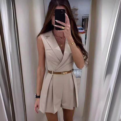 EMMA | Stijlvolle Mouwloze Jumpsuit