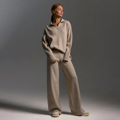 Aluna | Lounge Set Dames | Wide Leg Broek & Relaxed Fit Top