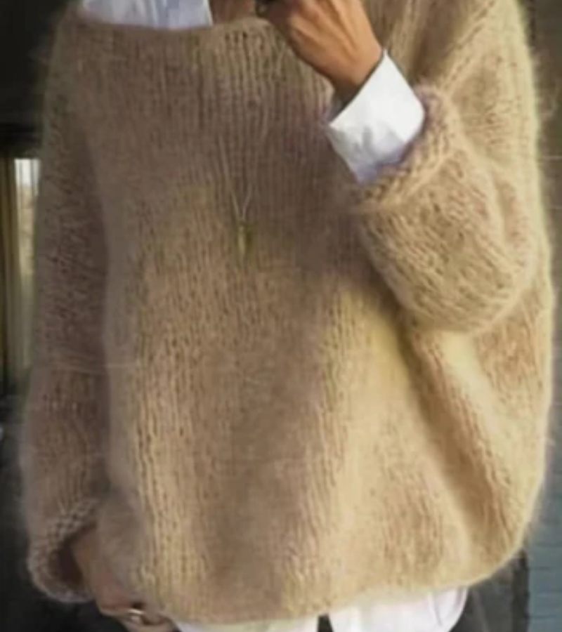 Nora | Oversized Dames Trui – Warme & Zachte Gebreide Winterpullover