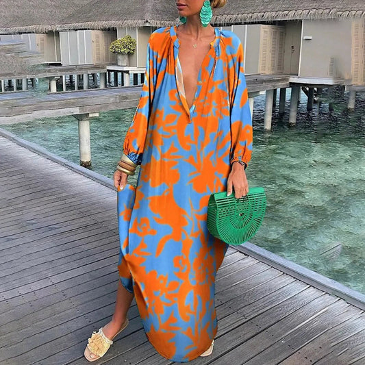 FAYE Jurk | Oranje & Luchtig | Perfect voor de Zomer