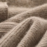 Eva | Dames Gebreid Vest van Merinowol – Met Rits & Lange Mouwen